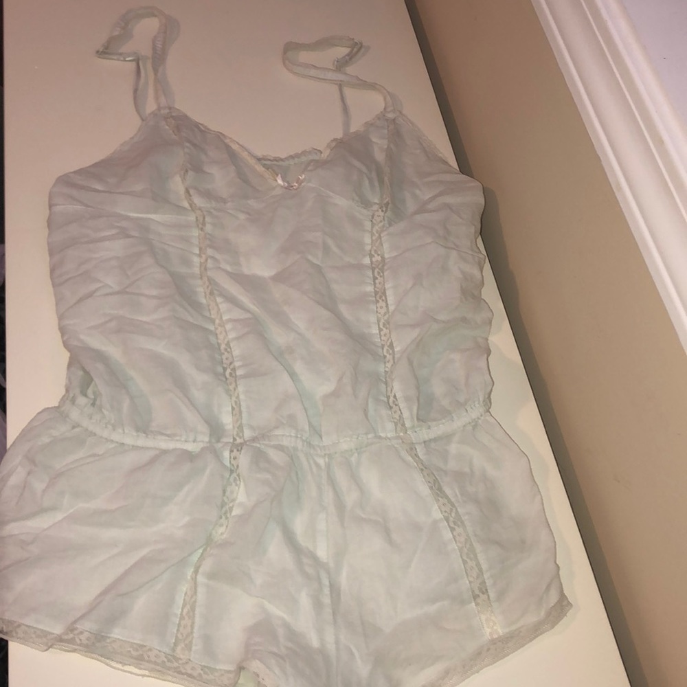 Soft mint green cotton lingerie by aerie